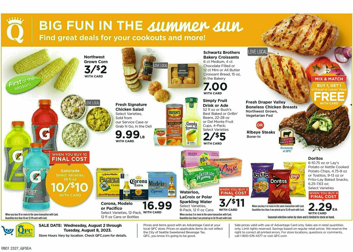 QFC Weekly Ad from August 2