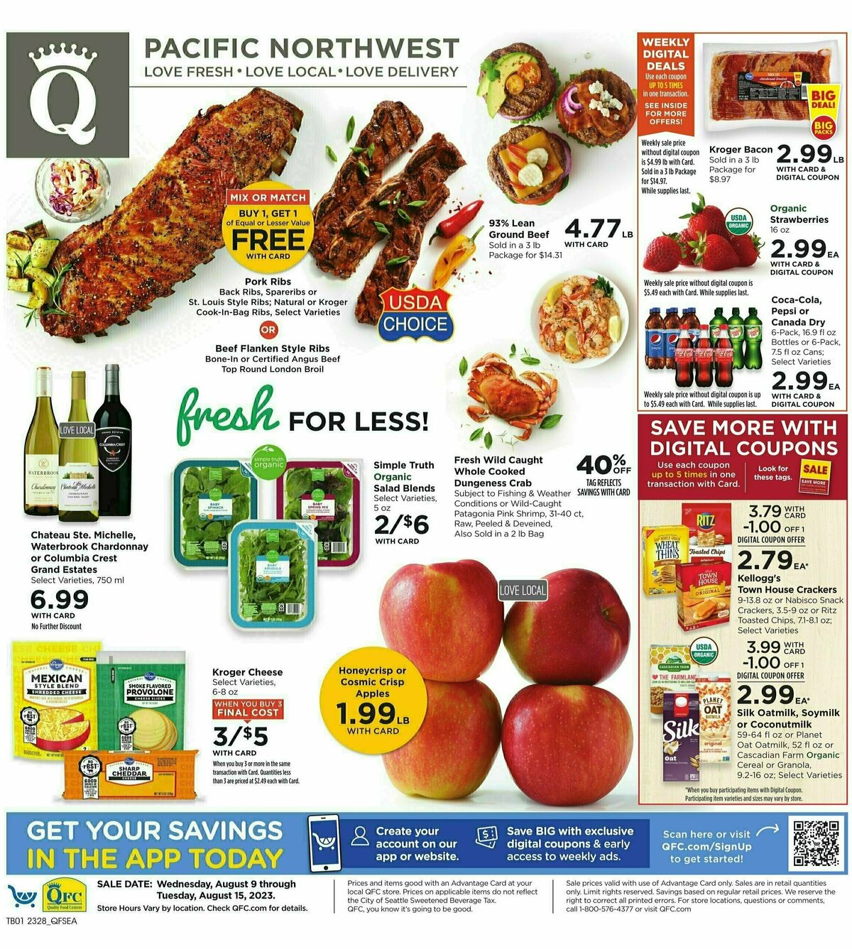 QFC Weekly Ad from August 9