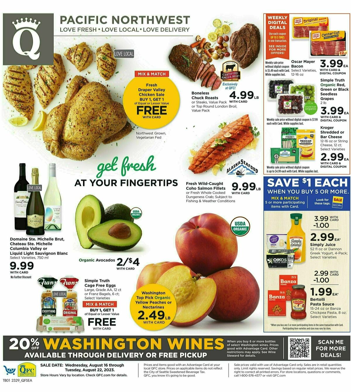 QFC Weekly Ad from August 16