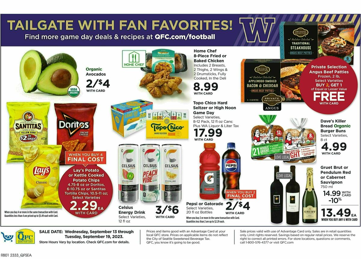QFC Weekly Ad from September 13