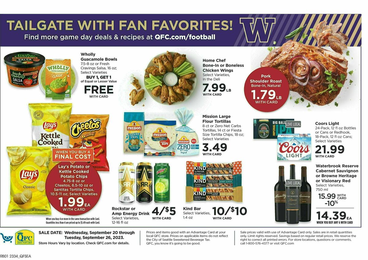 QFC Weekly Ad from September 20