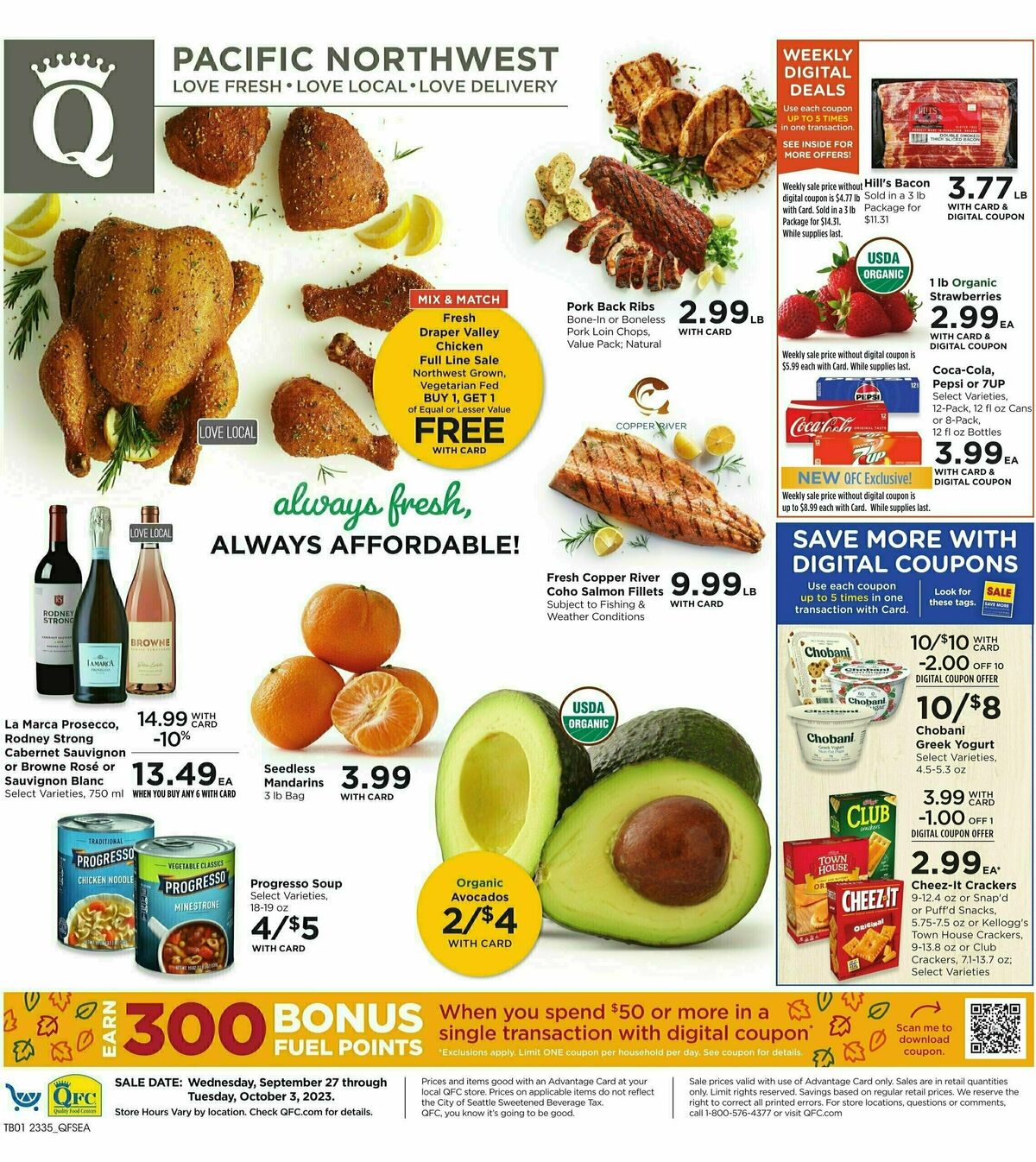 QFC Weekly Ad from September 27