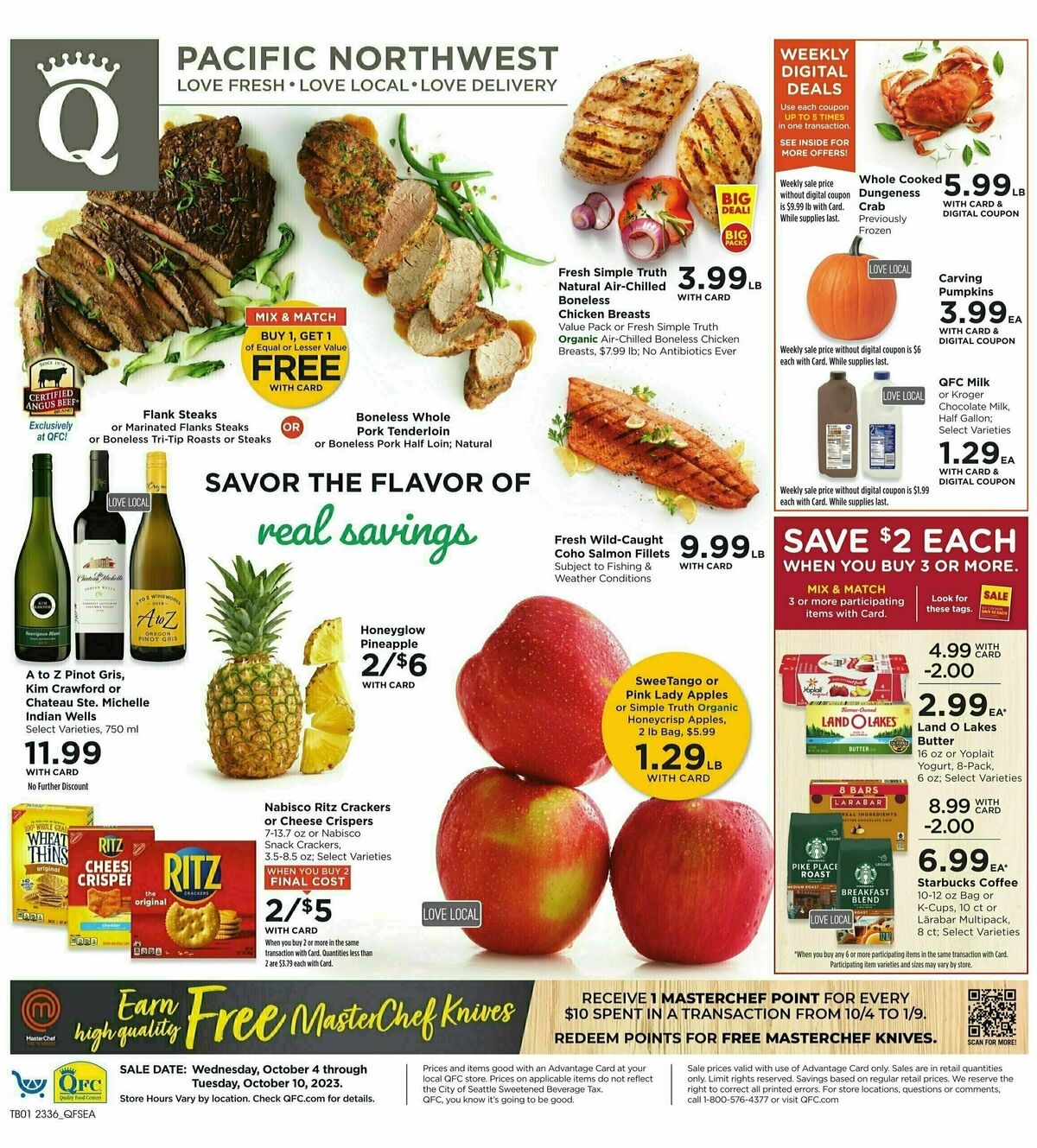 QFC Weekly Ad from October 4