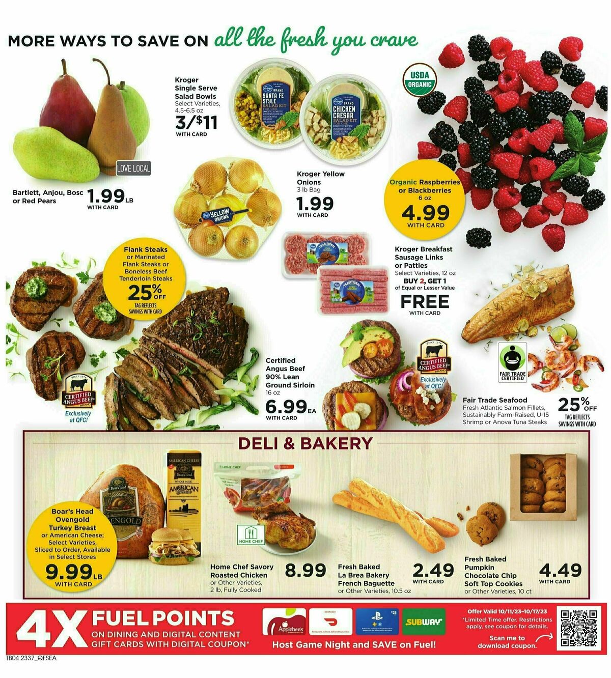 QFC Weekly Ad from October 11
