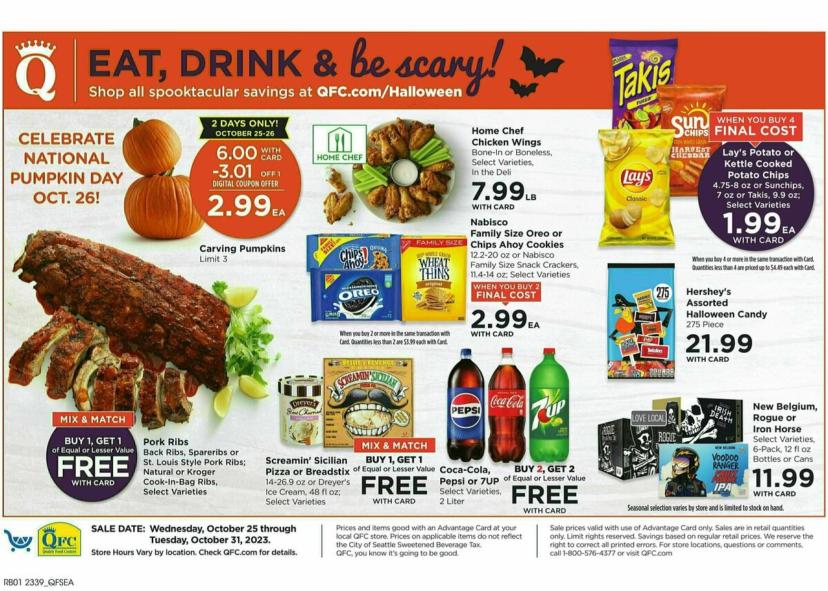 QFC Weekly Ad from October 25