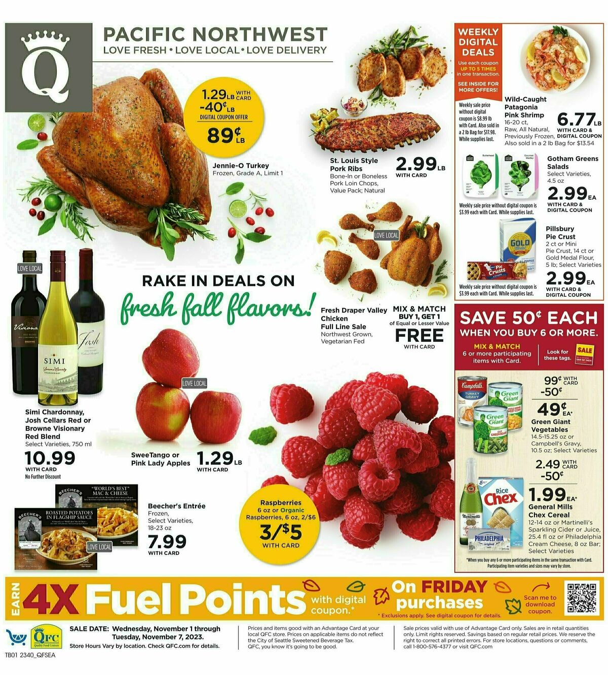 QFC Weekly Ad from November 1
