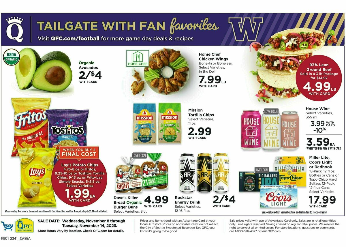 QFC Weekly Ad from November 8