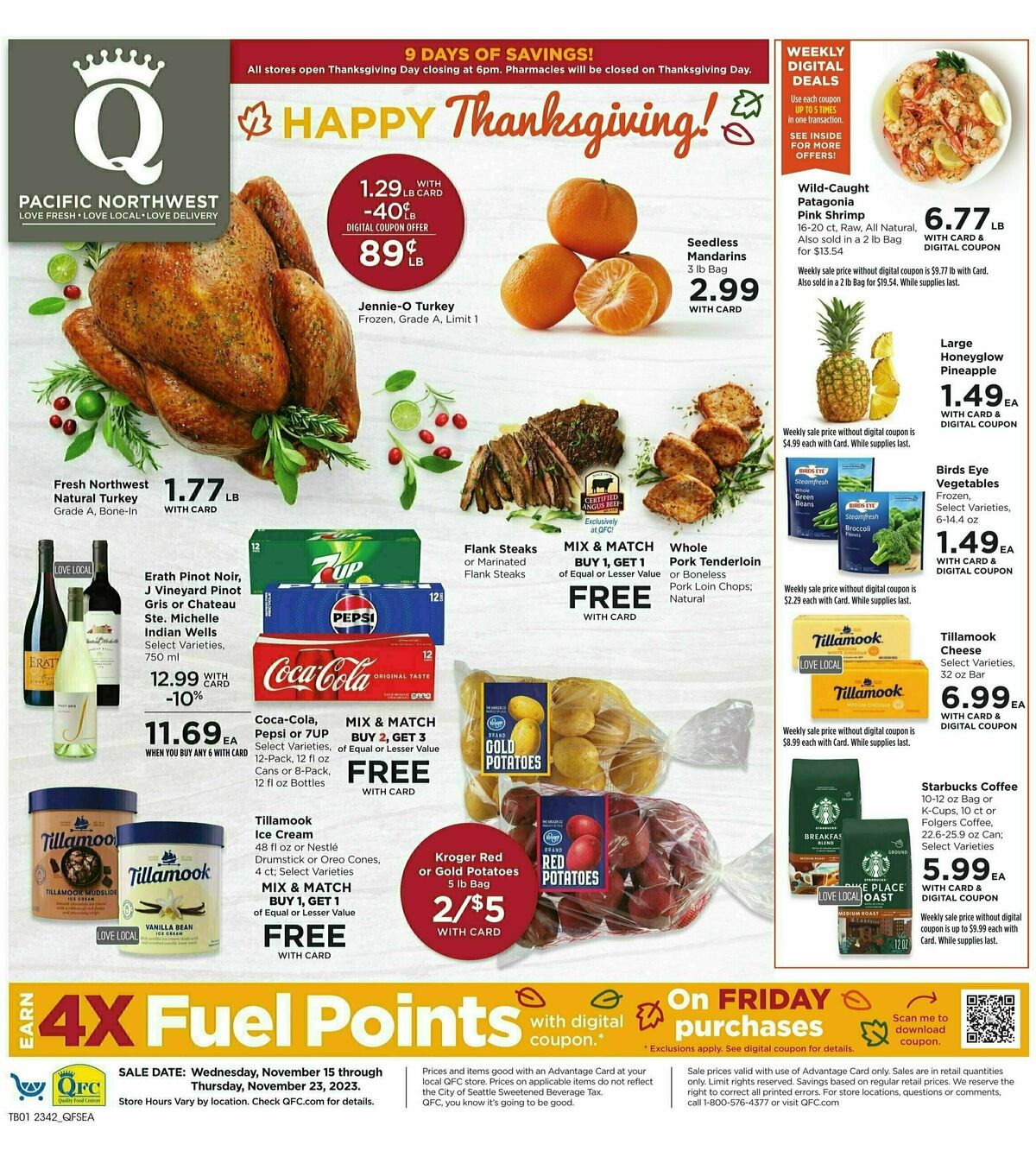 QFC Weekly Ad from November 15