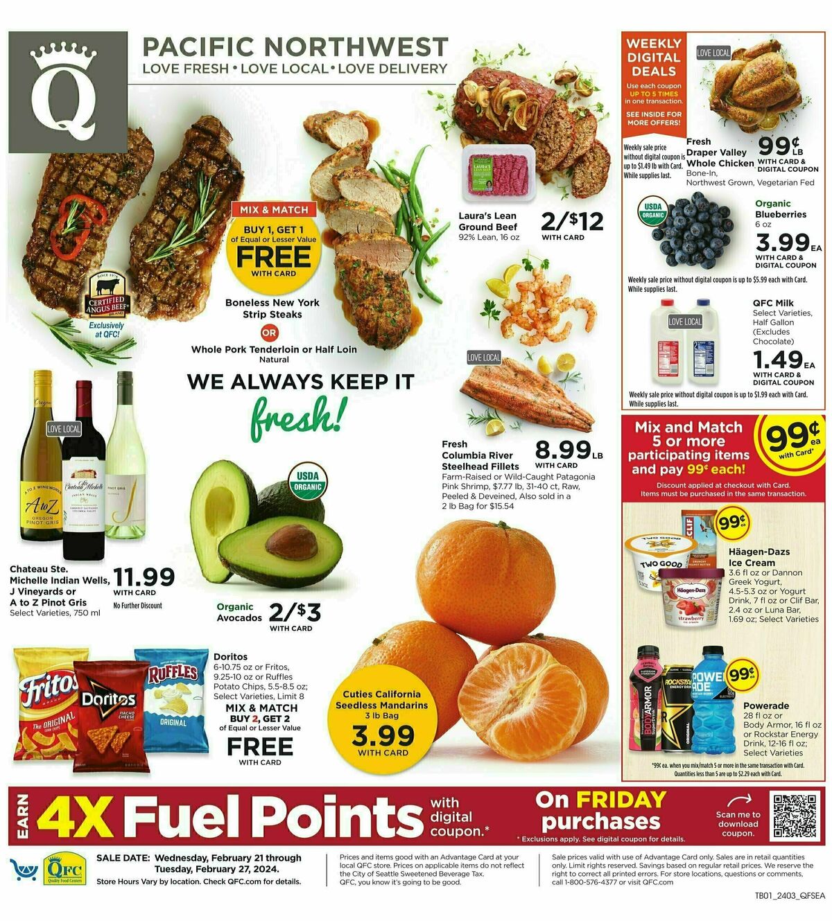 QFC Weekly Ad from February 21