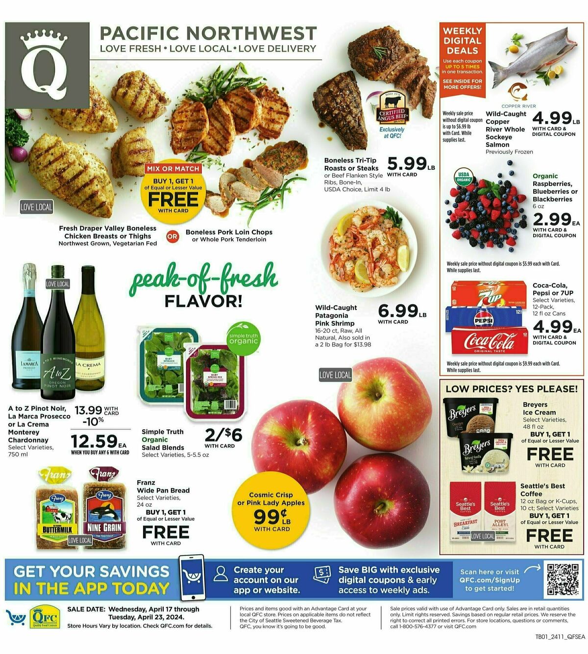 QFC Weekly Ad from April 17