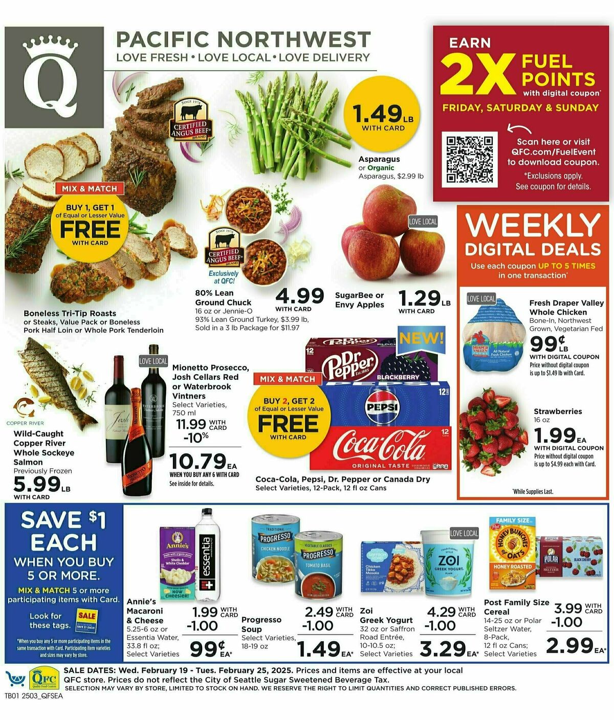 QFC Weekly Ad from February 19