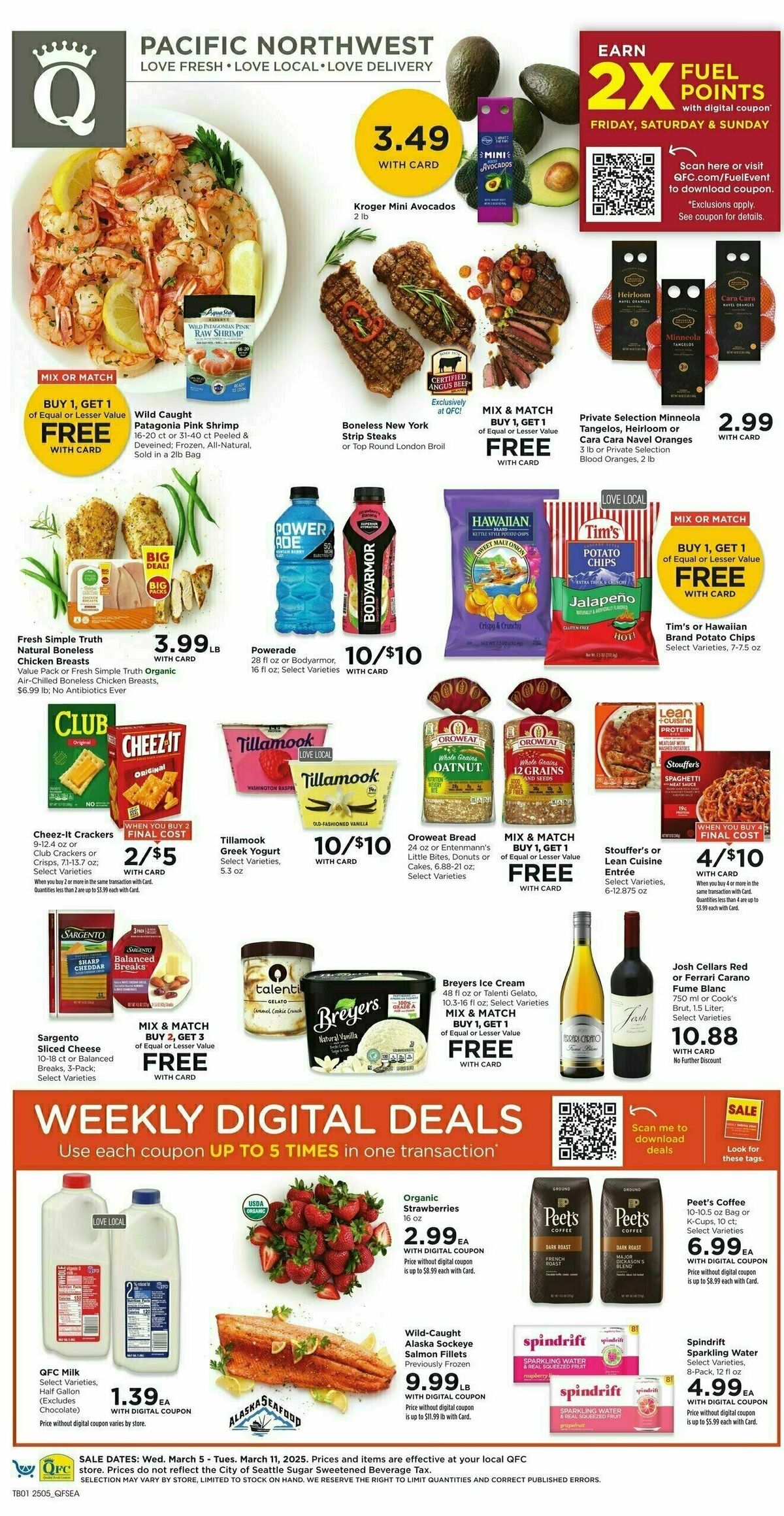 QFC Weekly Ad from March 5