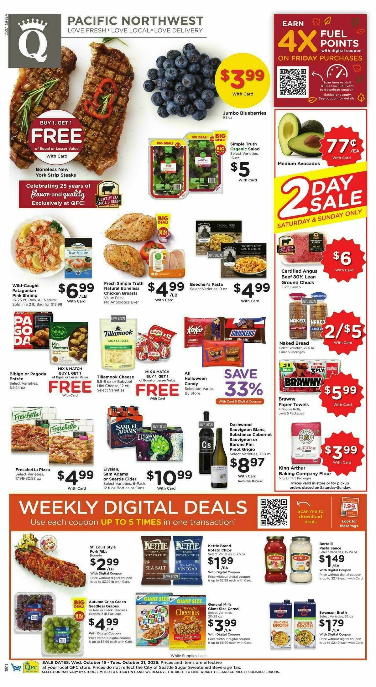 QFC Weekly Ad from October 15