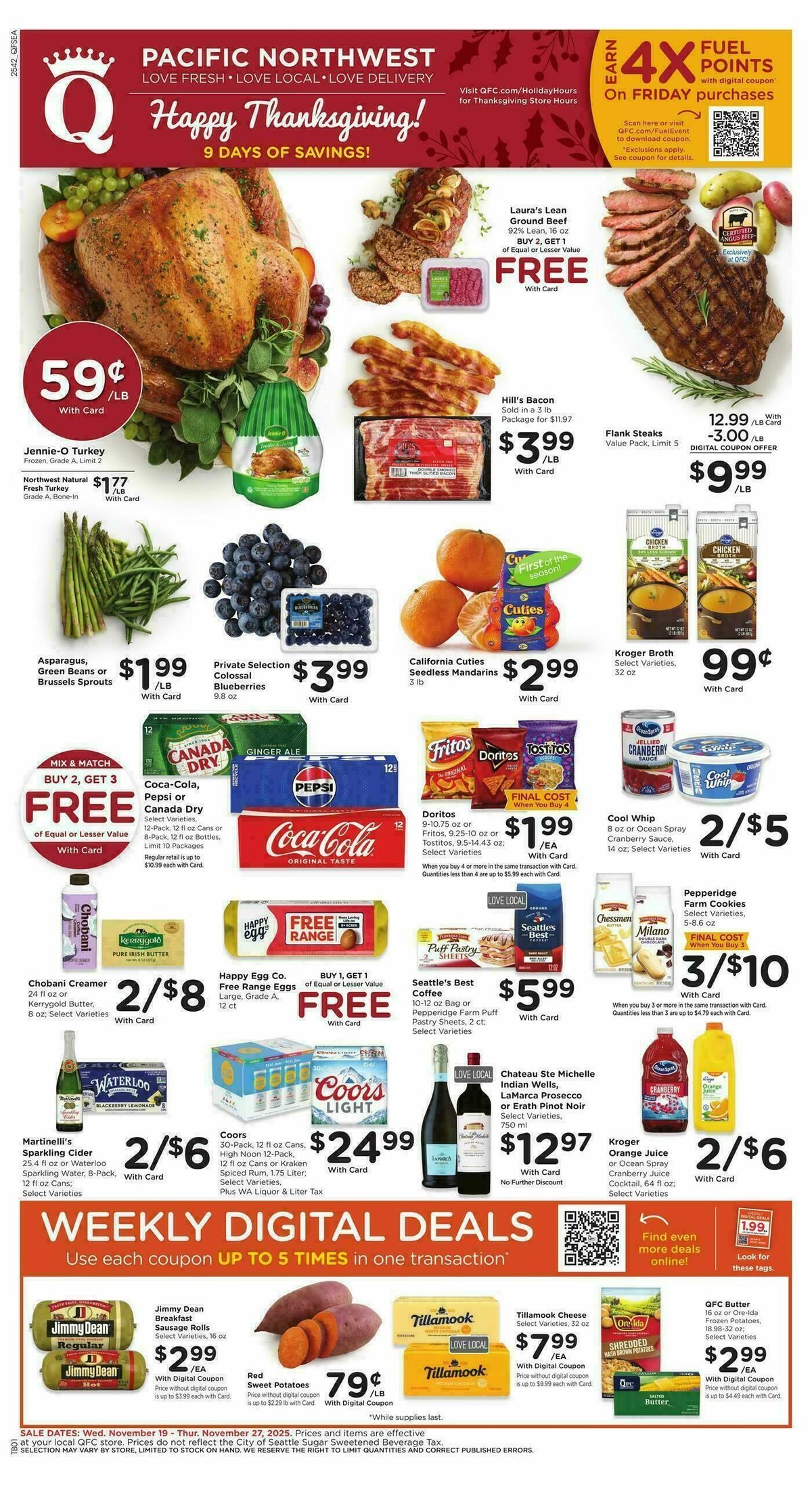 QFC Weekly Ad from November 19