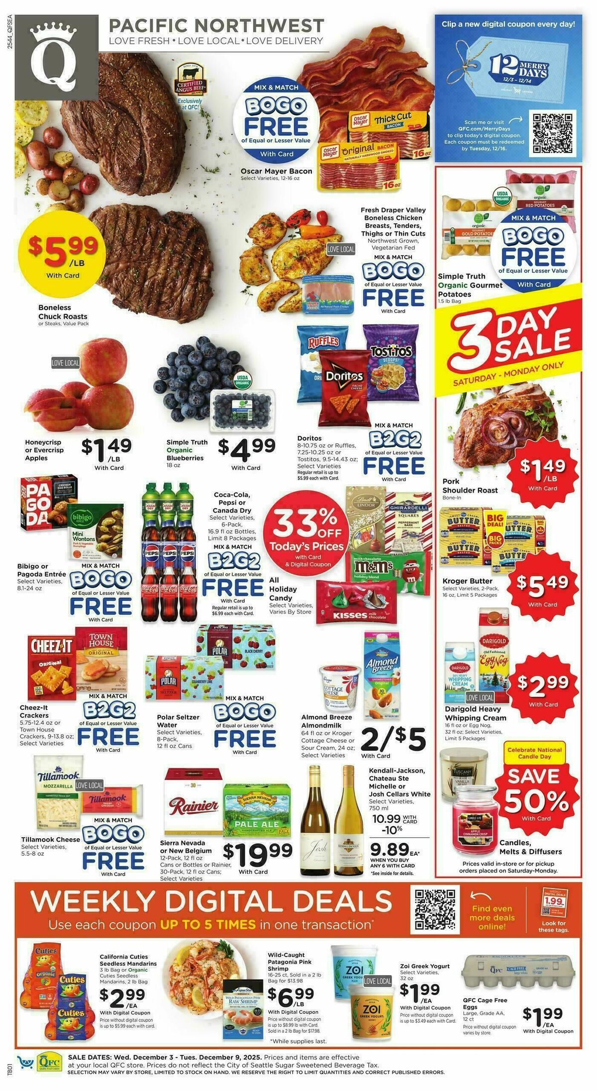 QFC Weekly Ad from December 3