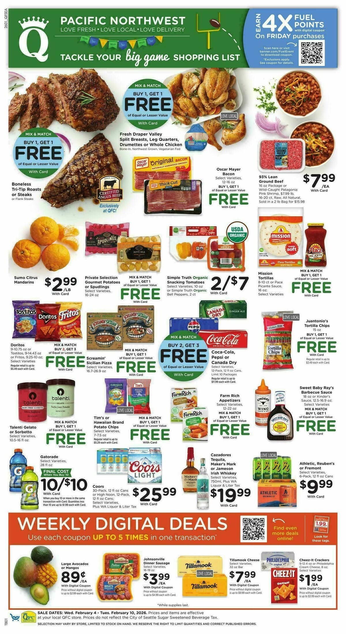 QFC Weekly Ad from February 4