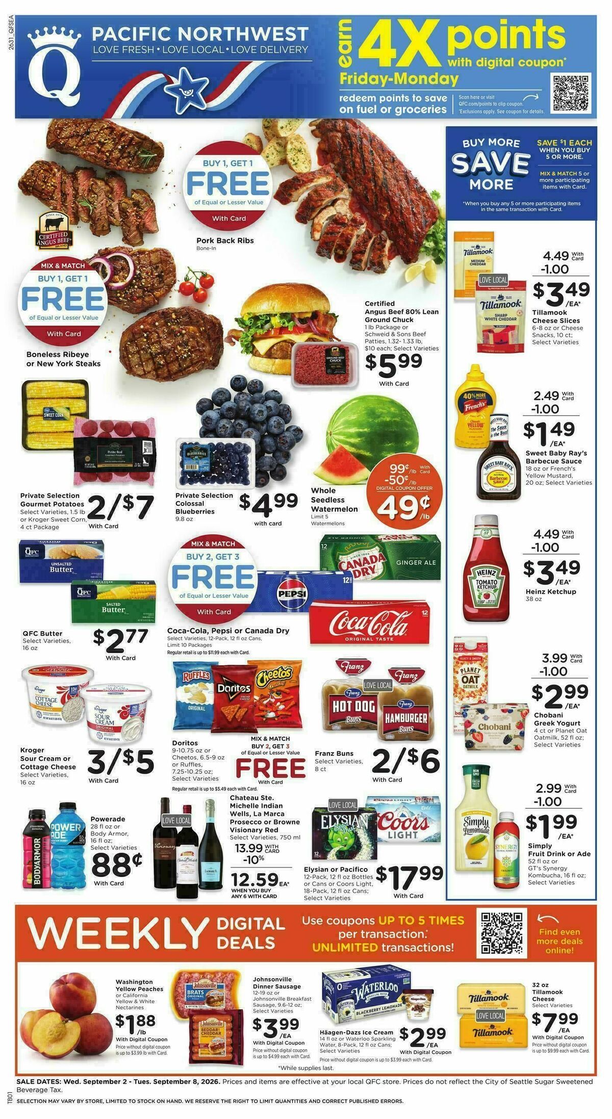 QFC Weekly Ad from September 2