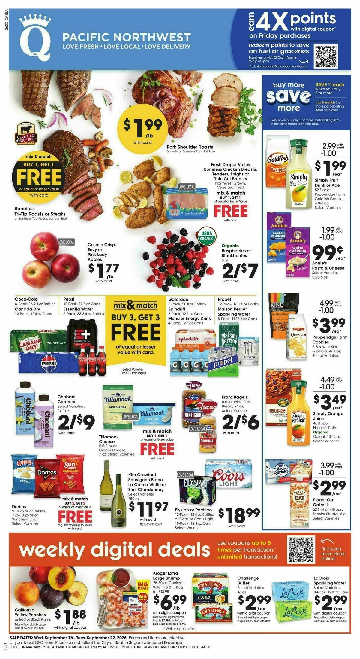 QFC Weekly Ad from September 16