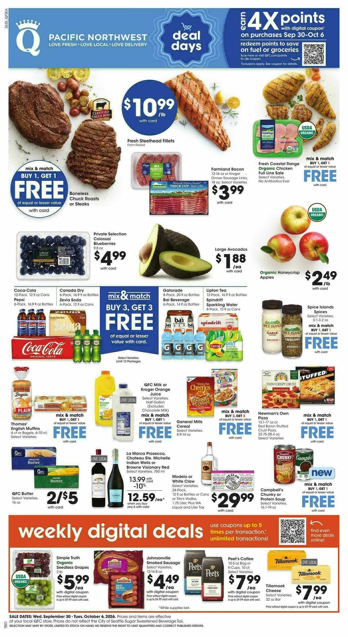 QFC Weekly Ad from September 30