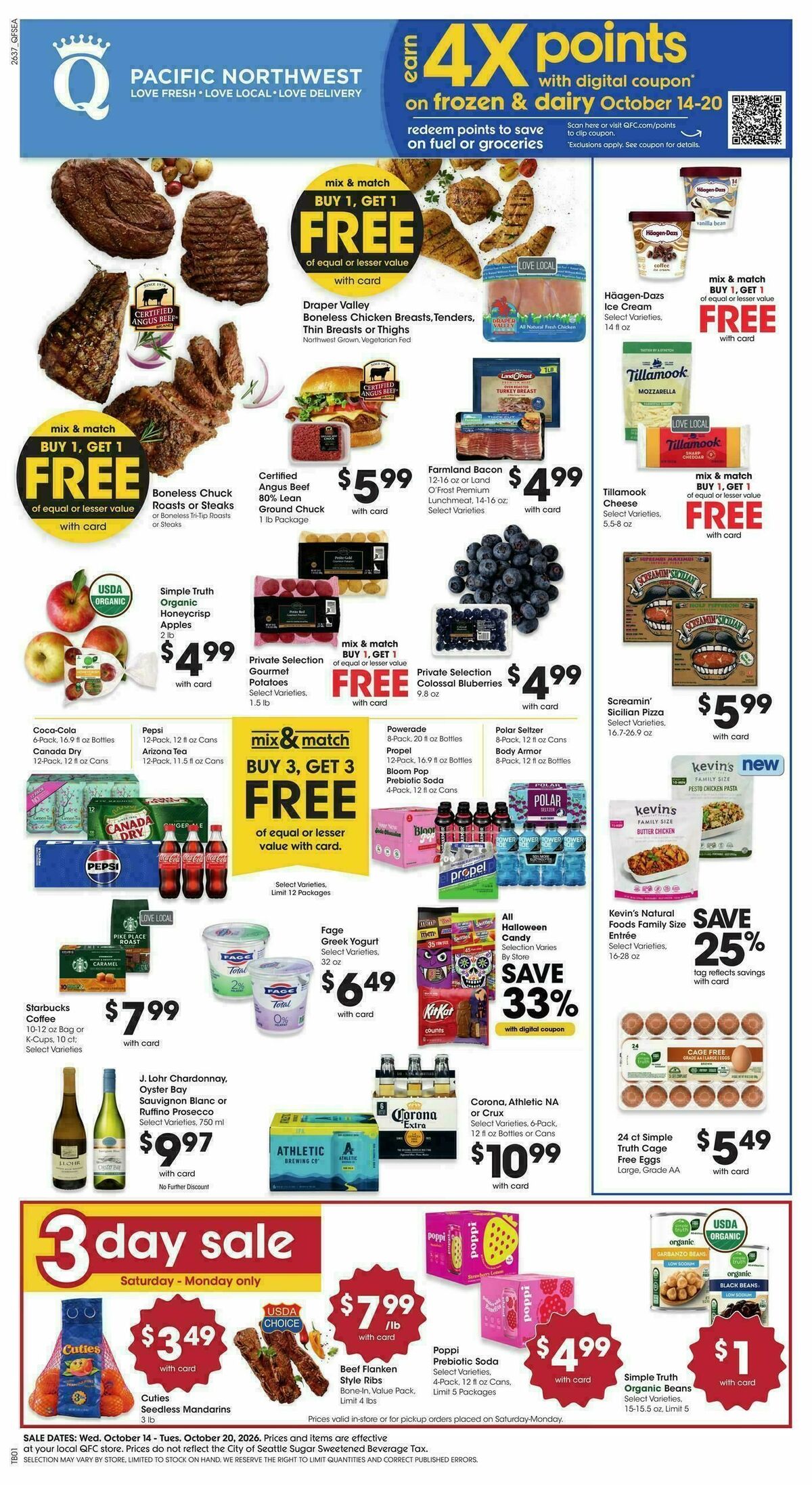 QFC Weekly Ad from October 14