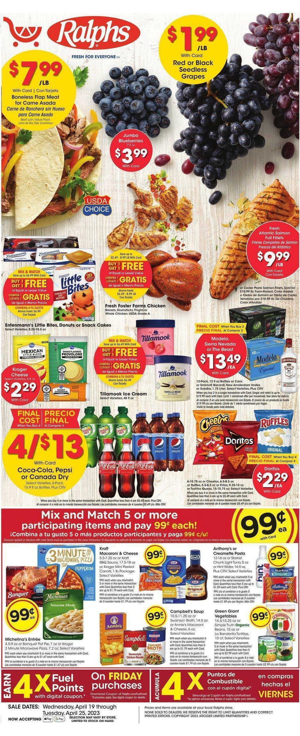 Ralphs Weekly Ad from April 19