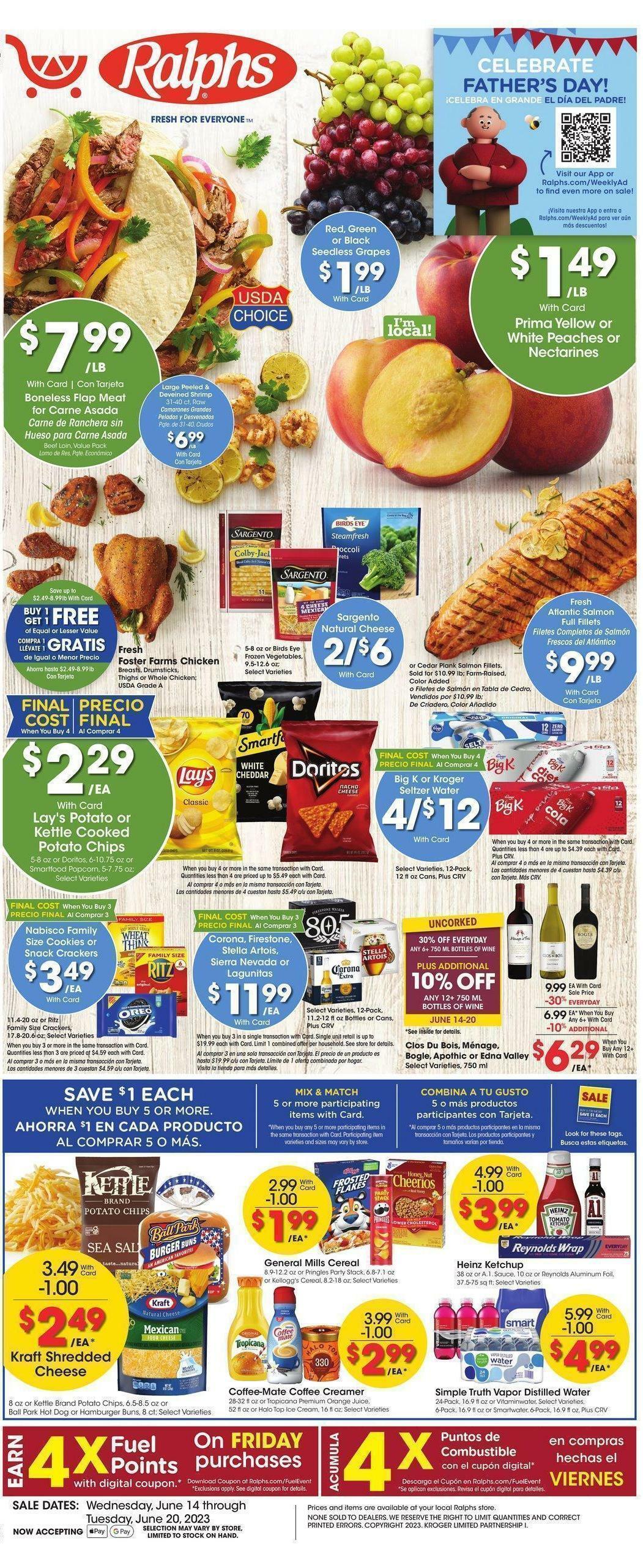 Ralphs Weekly Ad from June 14