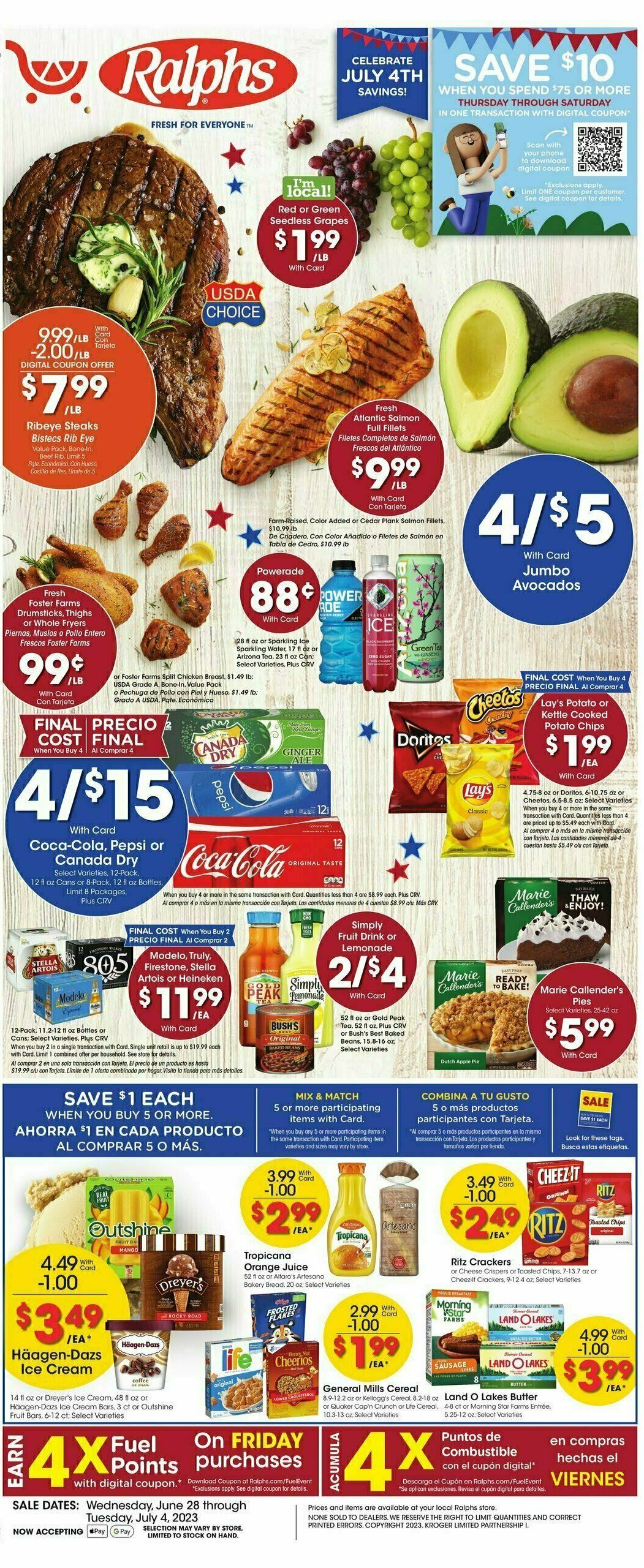 Ralphs Weekly Ad from June 28