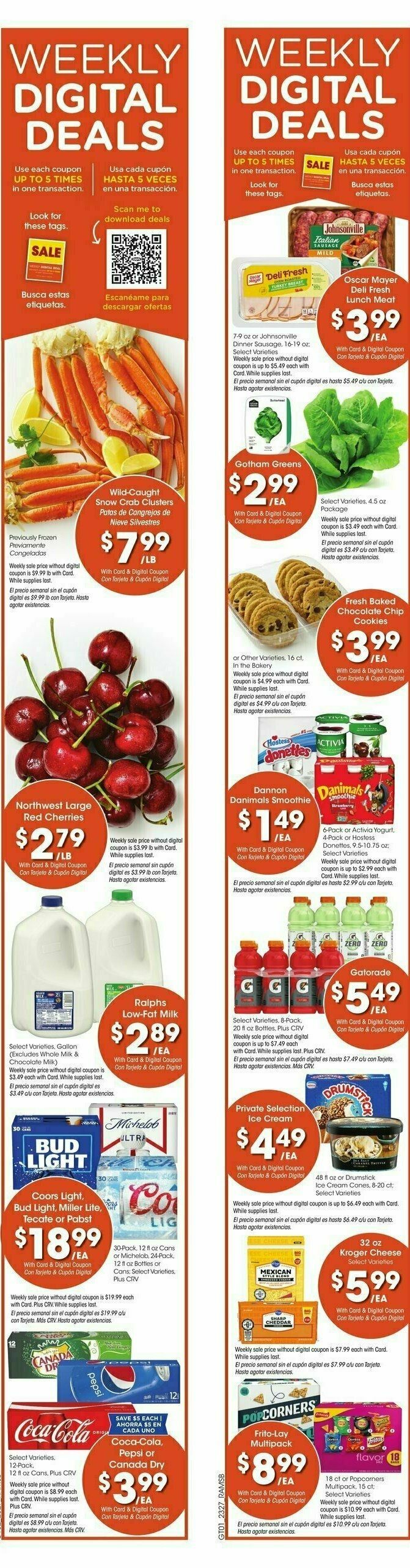 Ralphs Weekly Ad from August 2