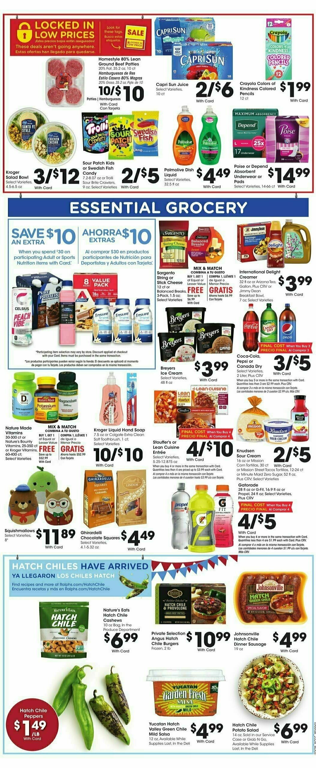 Ralphs Weekly Ad from August 9