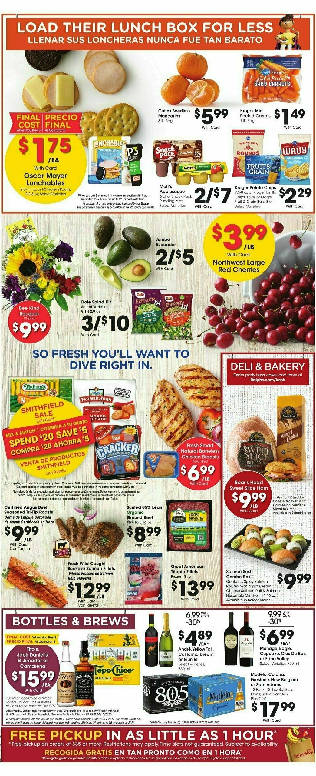 Ralphs Weekly Ad from August 9