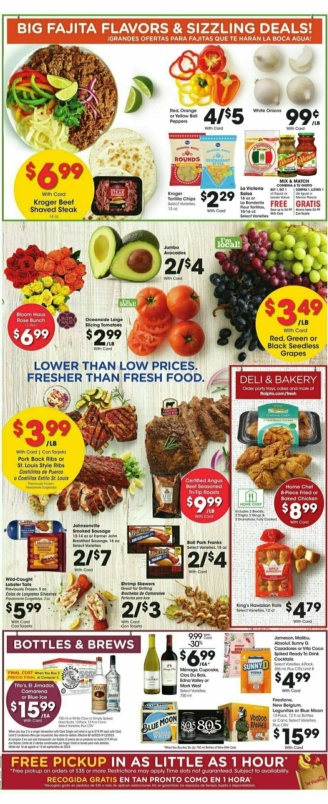 Ralphs Weekly Ad from August 30