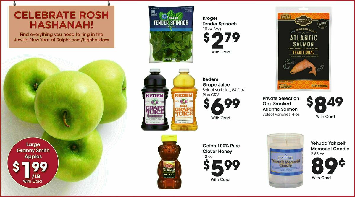 Ralphs Weekly Ad from August 30