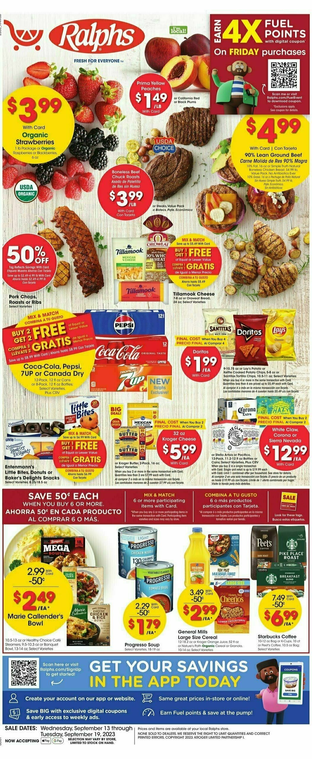 Ralphs Weekly Ad from September 13