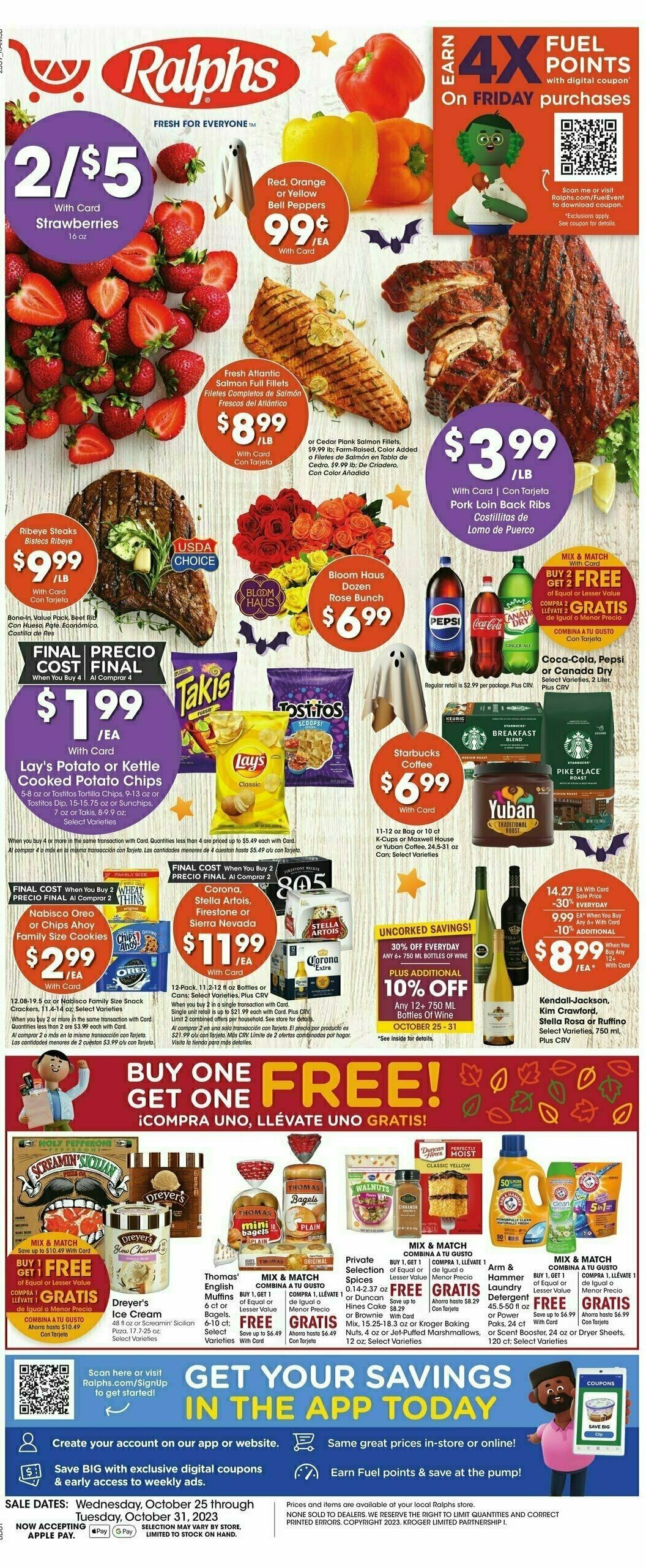 Ralphs Weekly Ad from October 25