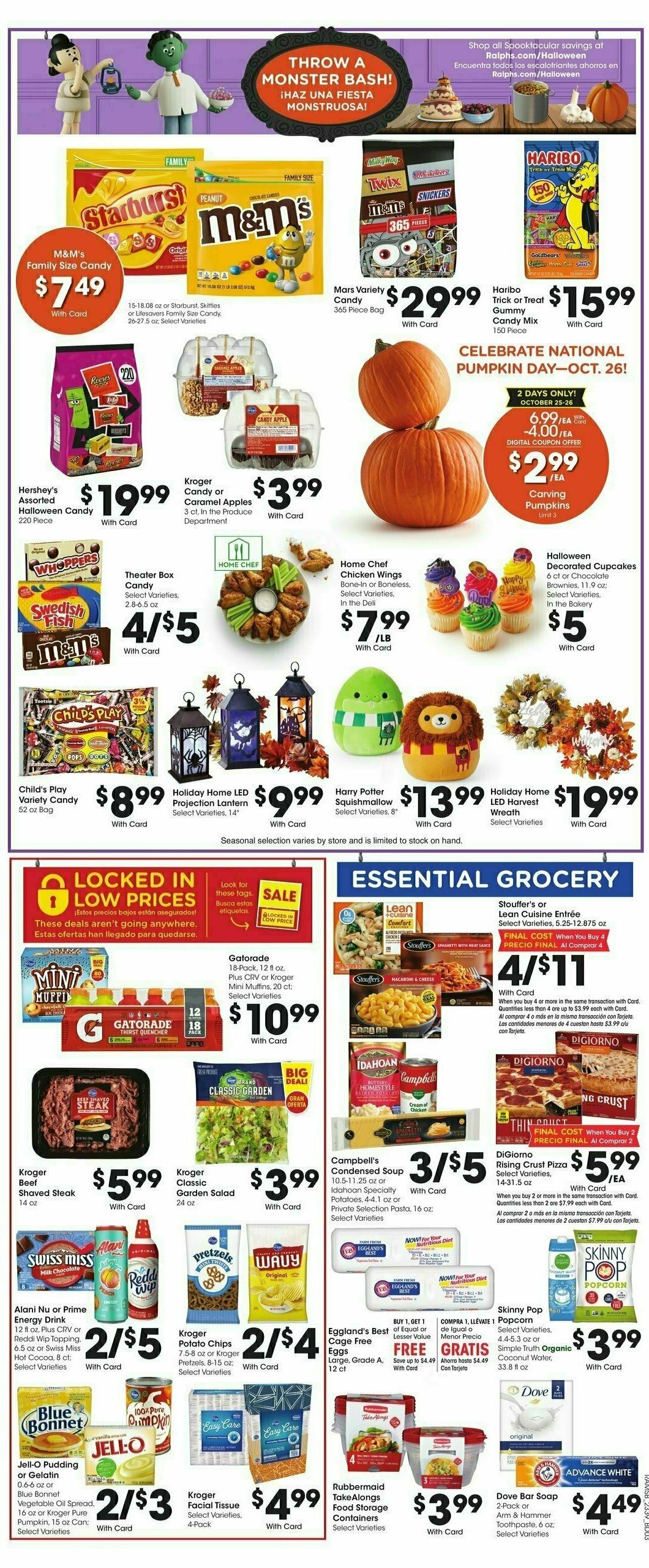 Ralphs Weekly Ad from October 25