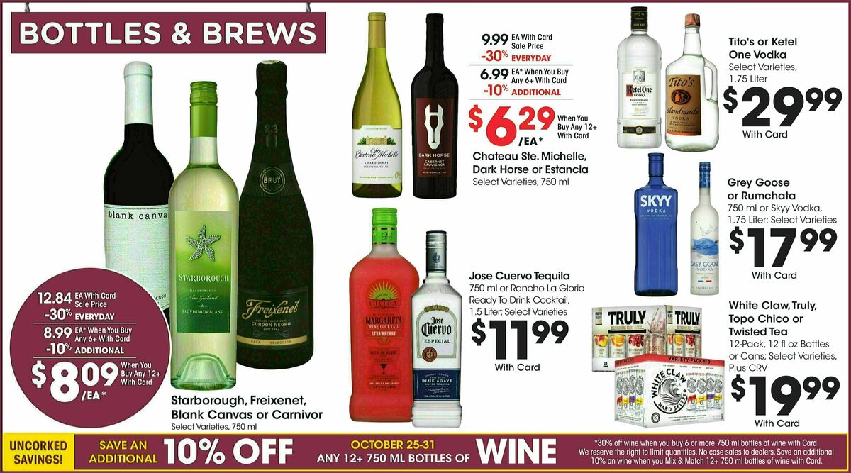 Ralphs Weekly Ad from October 25