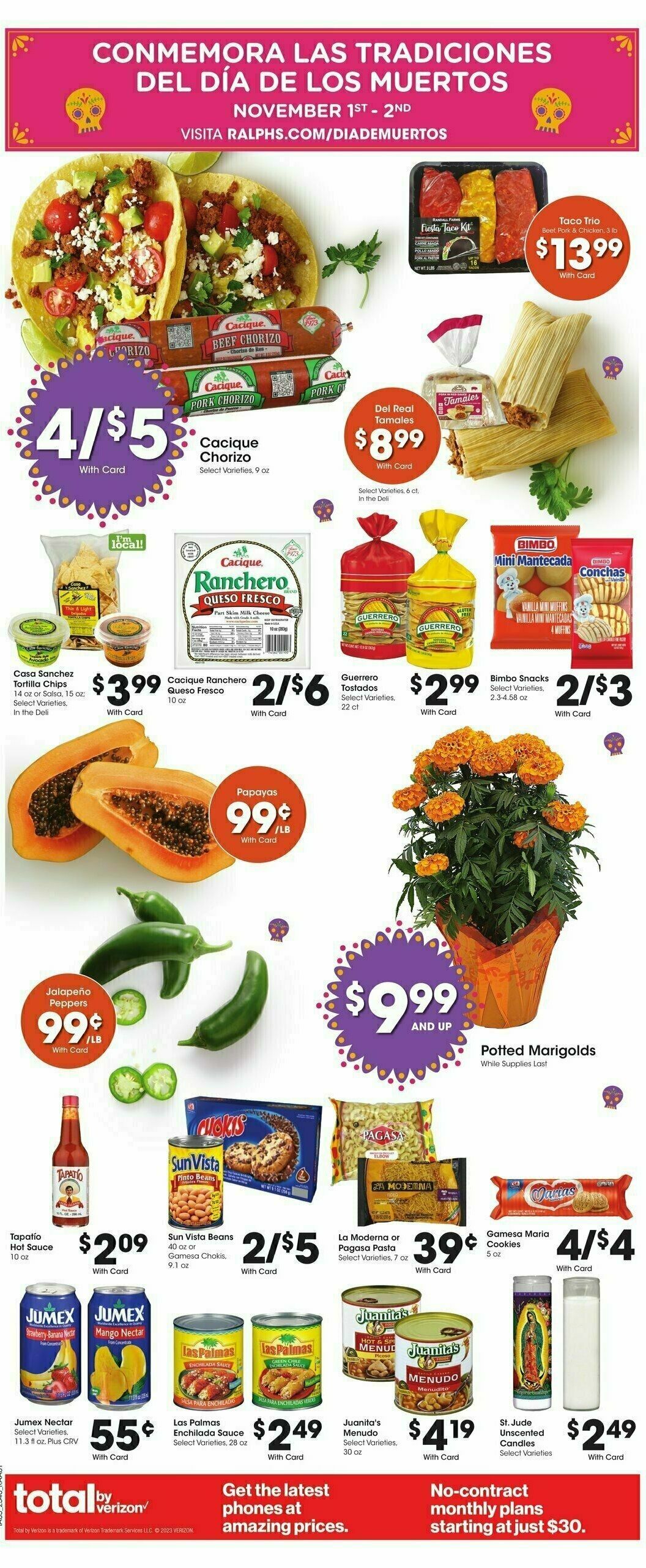 Ralphs Weekly Ad from November 1