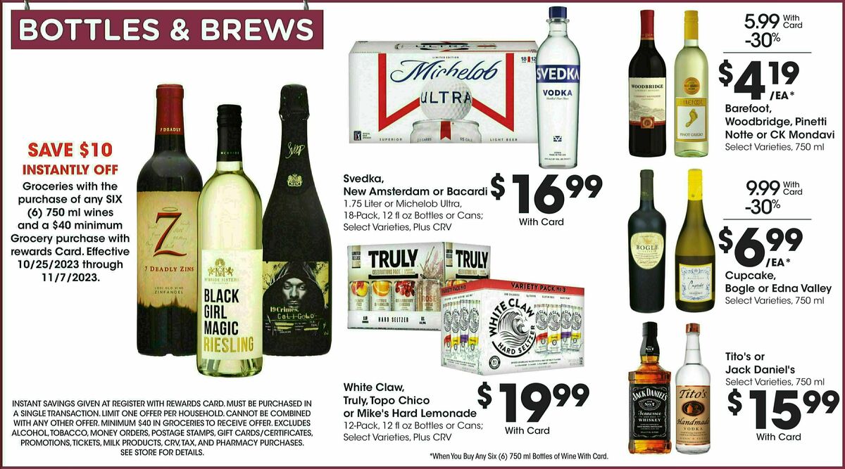 Ralphs Weekly Ad from November 1