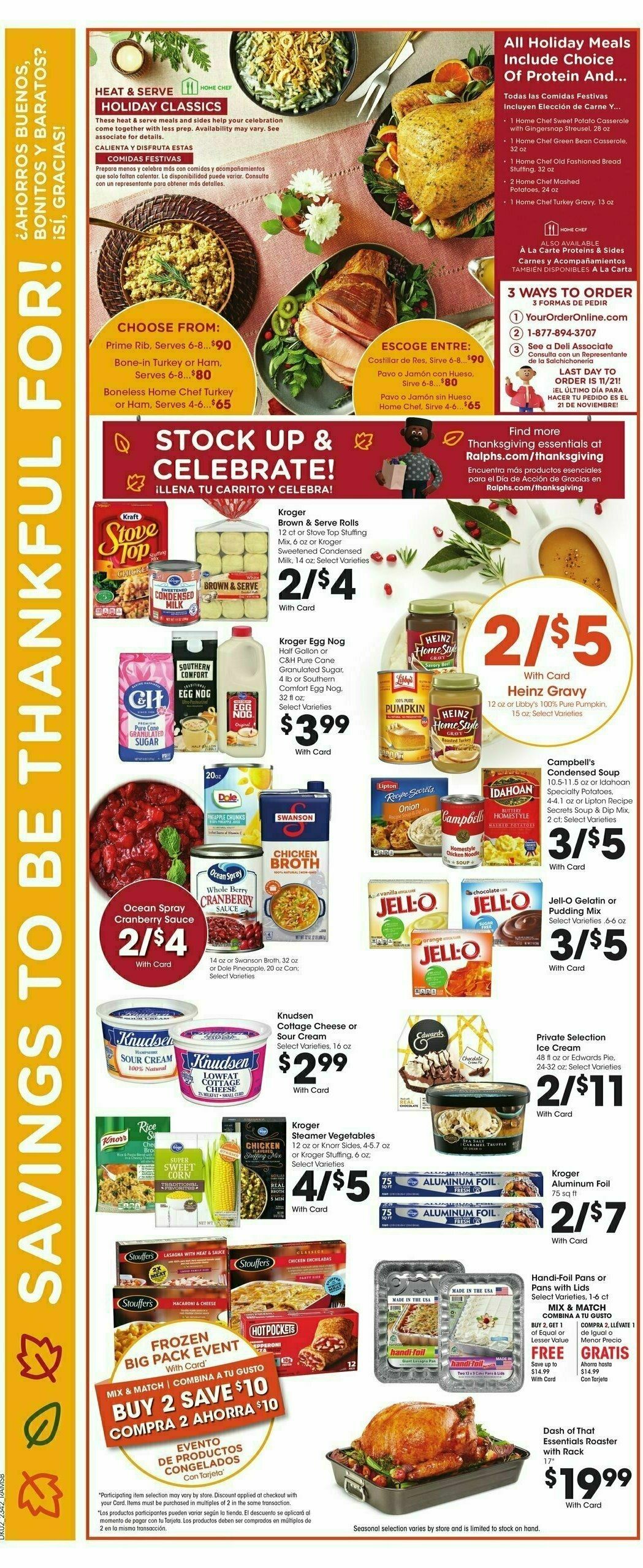 Ralphs Weekly Ad from November 15