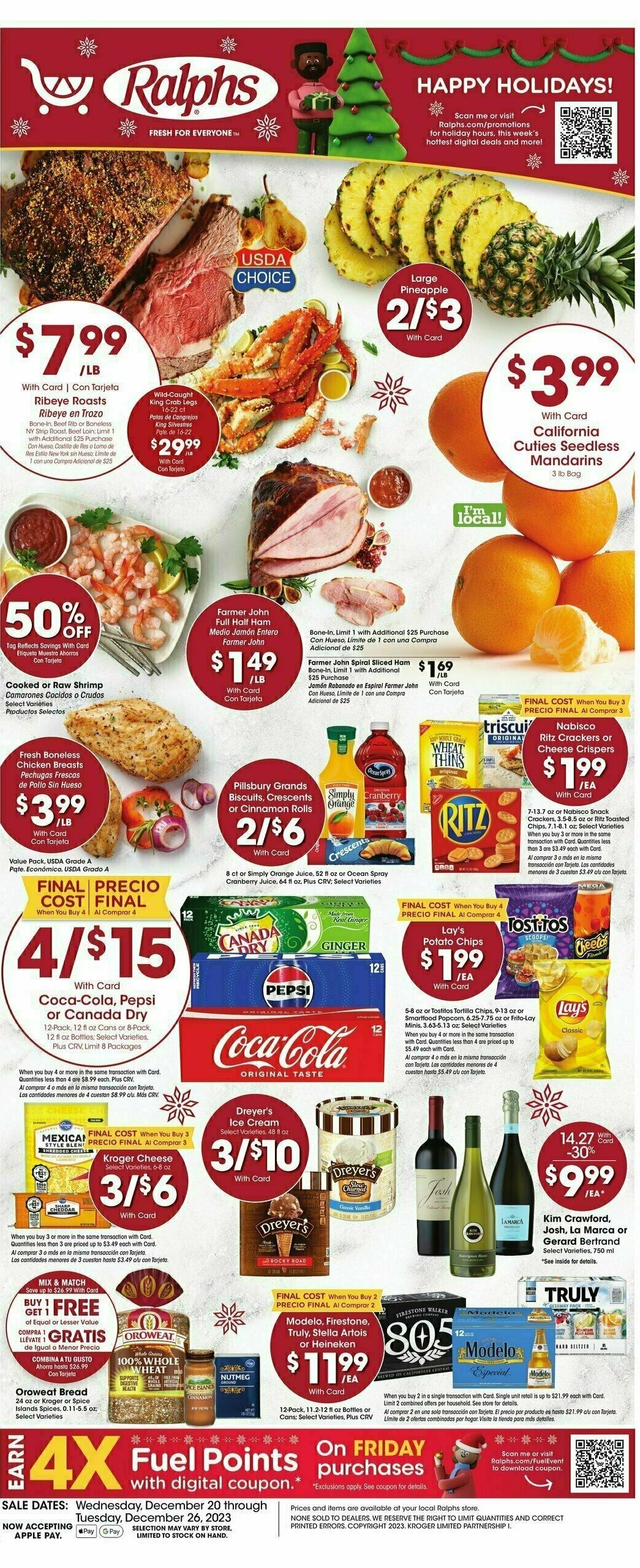 Ralphs Weekly Ad from December 20