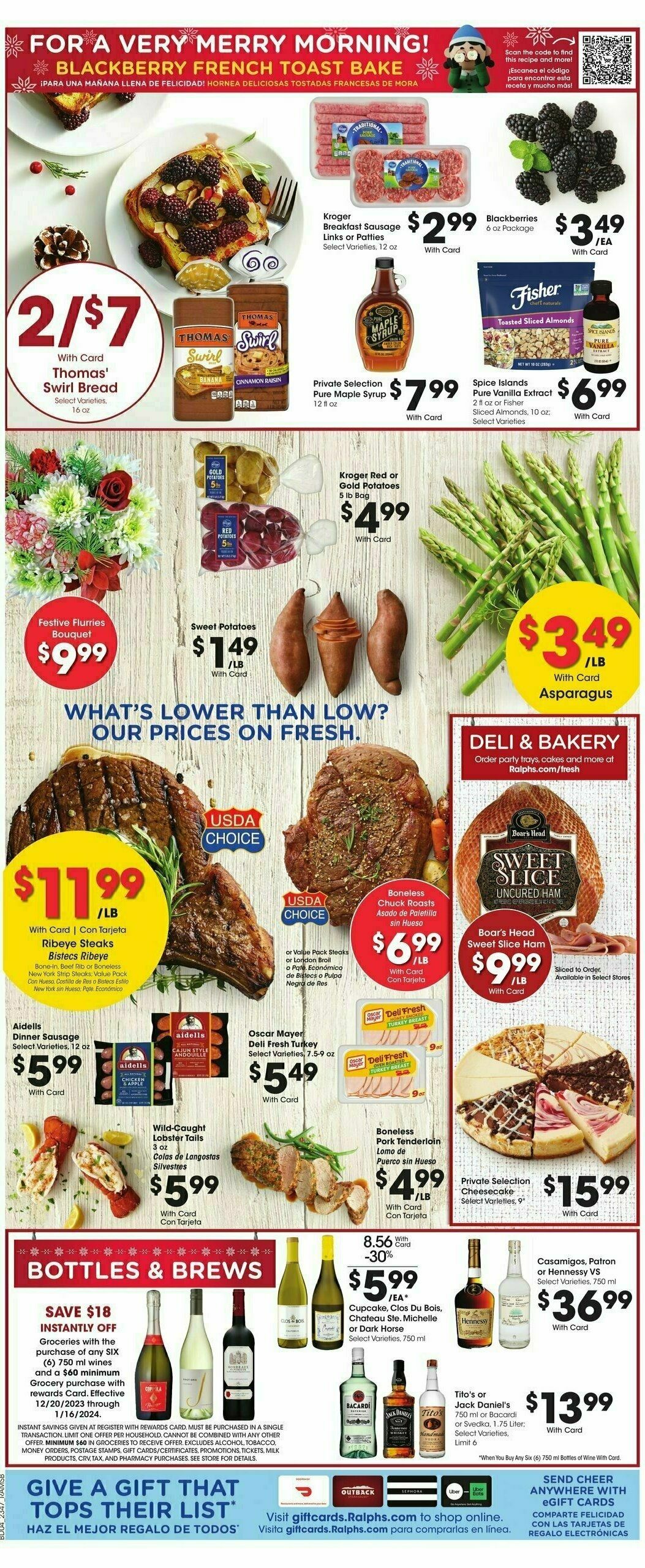 Ralphs Weekly Ad from December 20