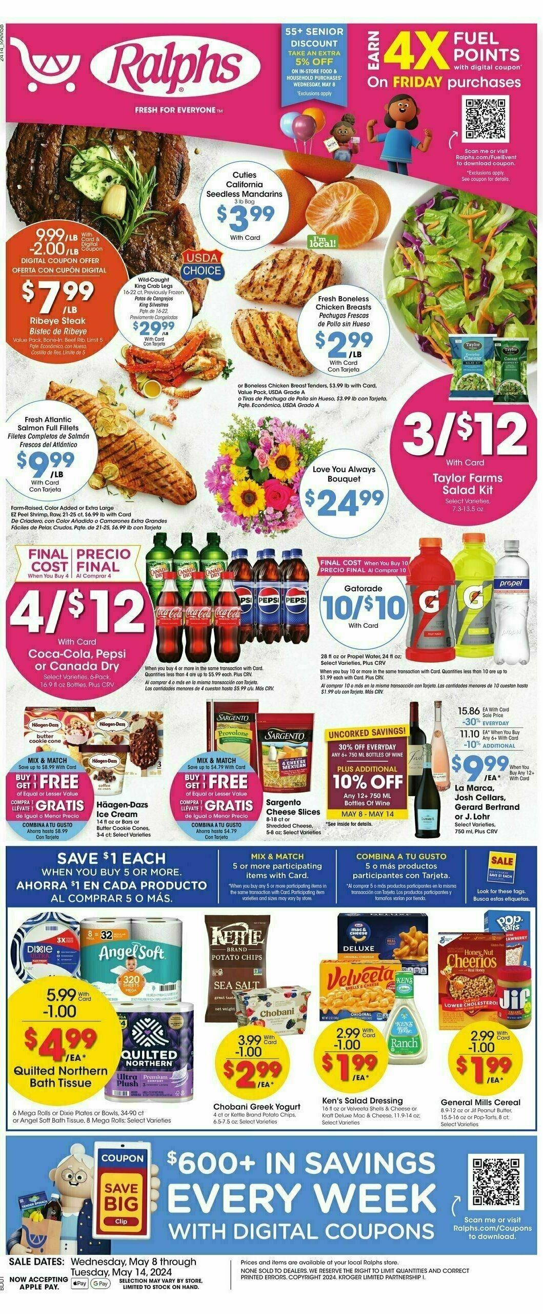 Ralphs Weekly Ad from May 8