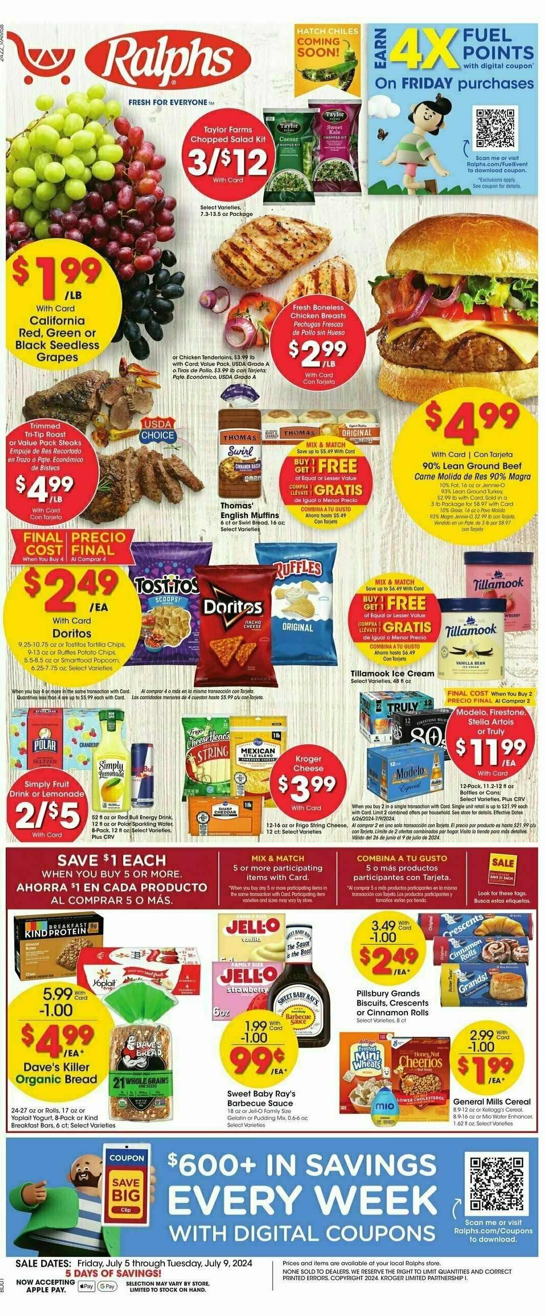 Ralphs Weekly Ad from July 5