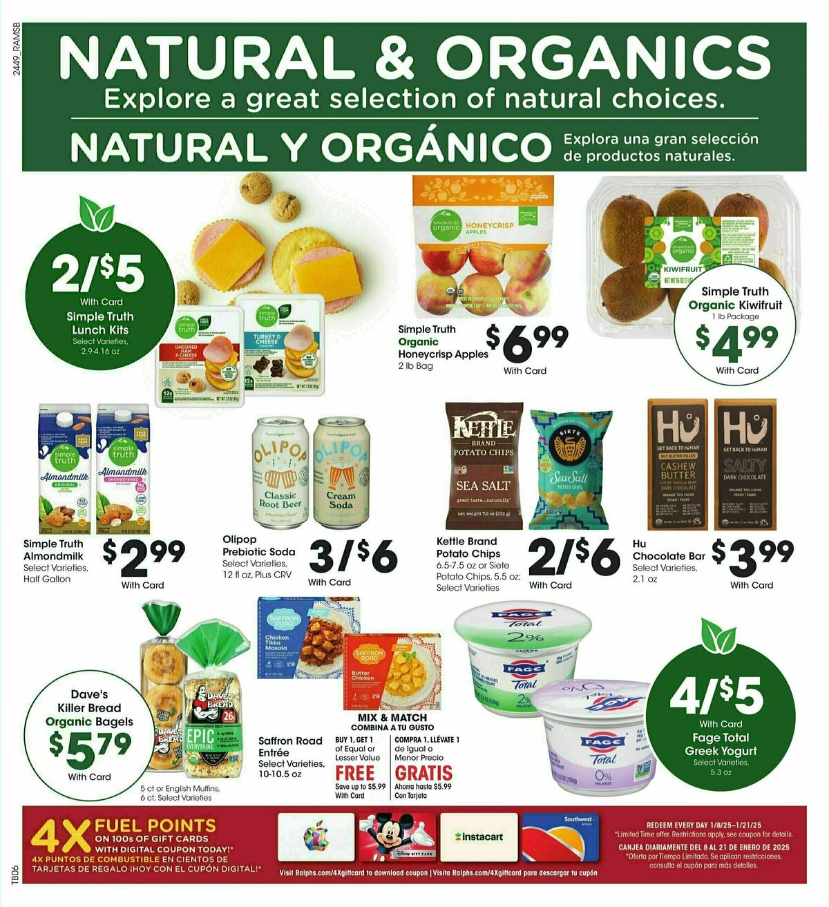 Ralphs Weekly Ad from January 8