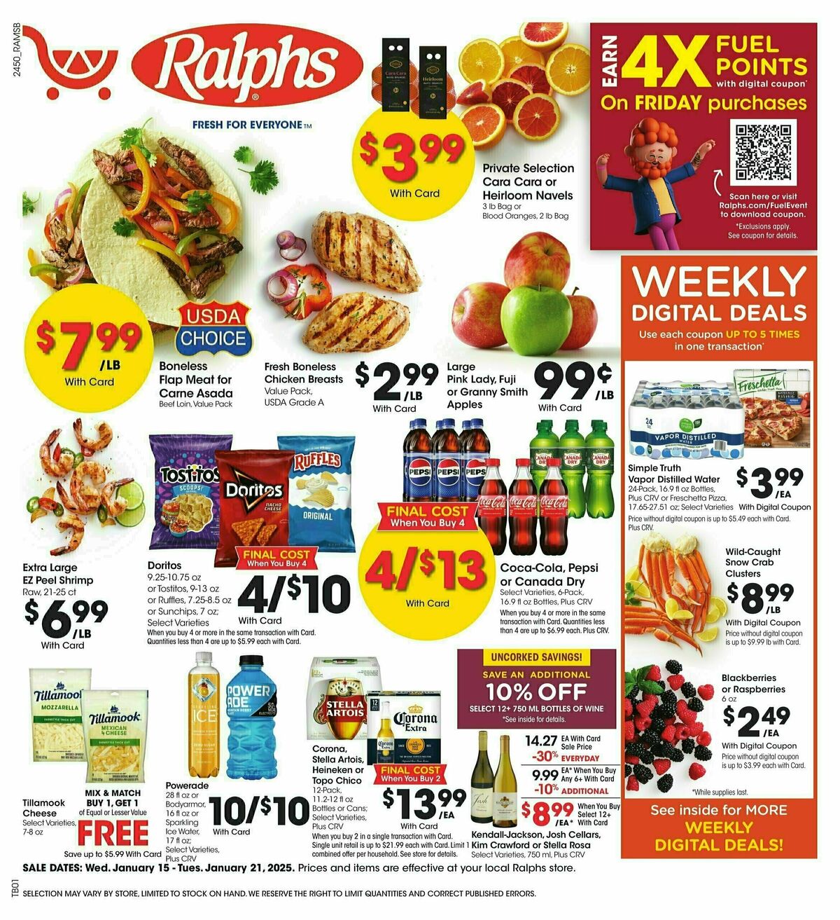 Ralphs Weekly Ad from January 15