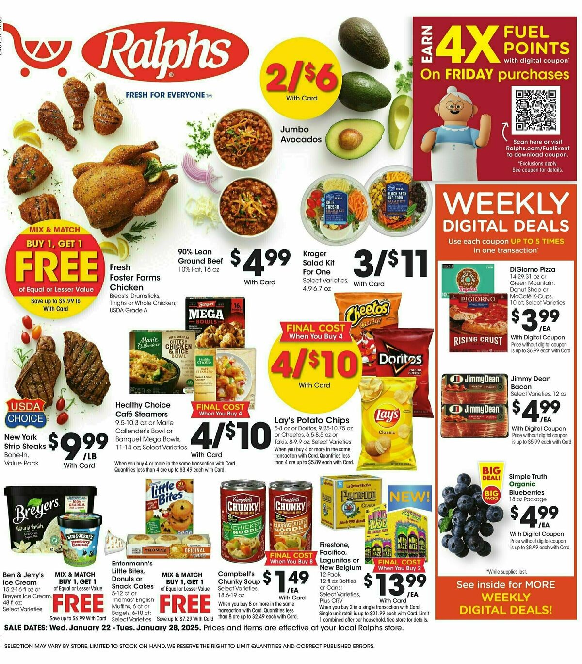 Ralphs Weekly Ad from January 22