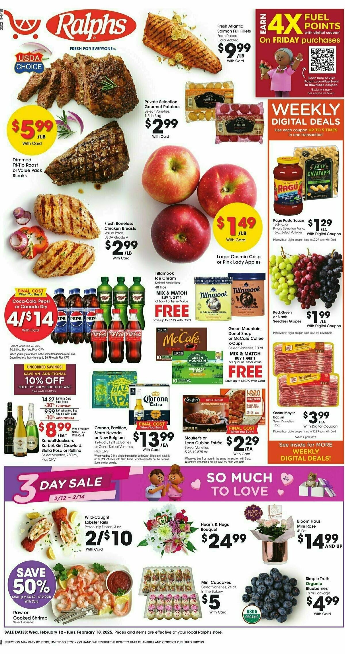 Ralphs Weekly Ad from February 12