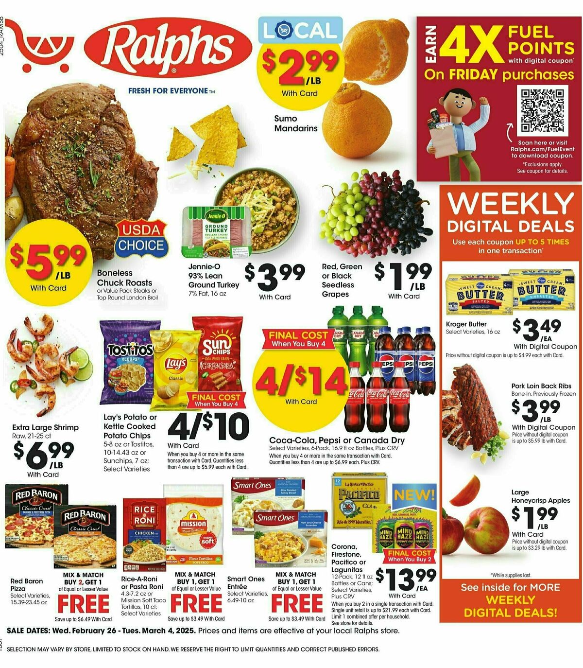 Ralphs Weekly Ad from February 26