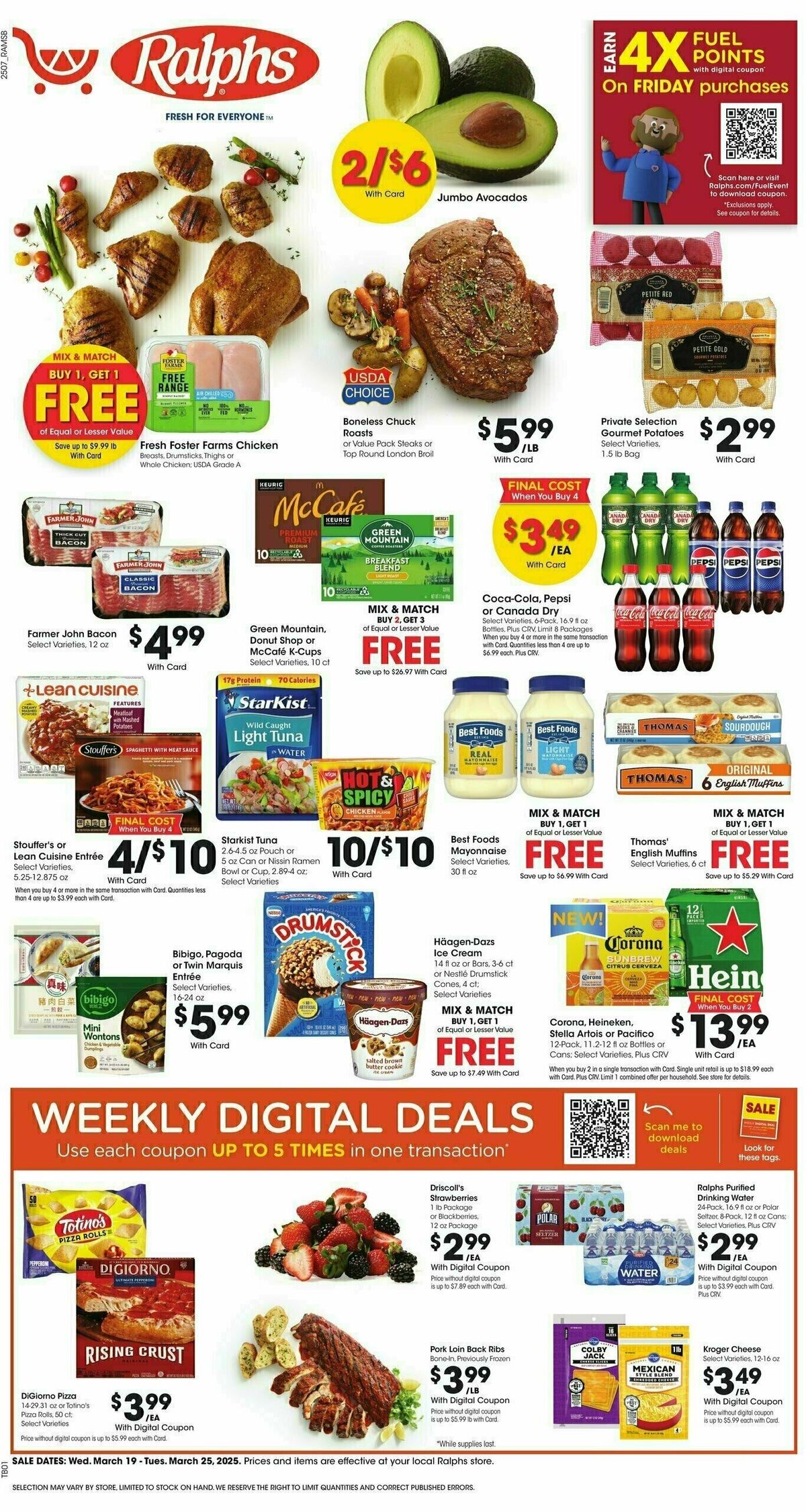 Ralphs Weekly Ad from March 19
