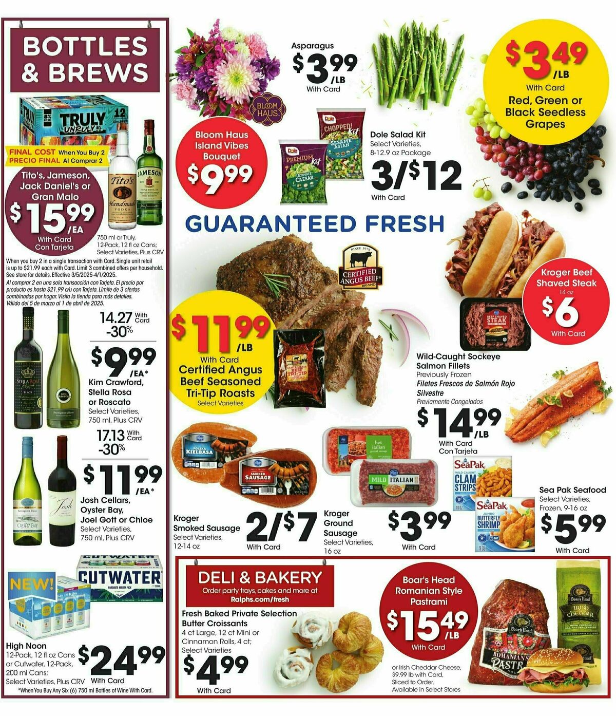 Ralphs Weekly Ad from March 19